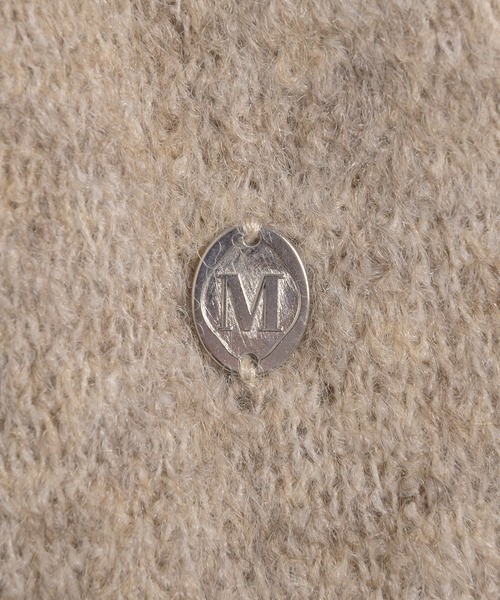 MUHET（ミュエータ）の「shirring knit shirt cardigan / シャーリングニットシャツカーディガン（カーディガン/ボレロ・レディース・ブラック/ベージュ/ブラウン・FREE）」の16枚目の写真