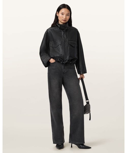 ALLSAINTS（オールセインツ）の「CLAY JACKET | CLAY ジャケット（その他アウター・レディース・ブラック・S/M/XS）」の3枚目の写真