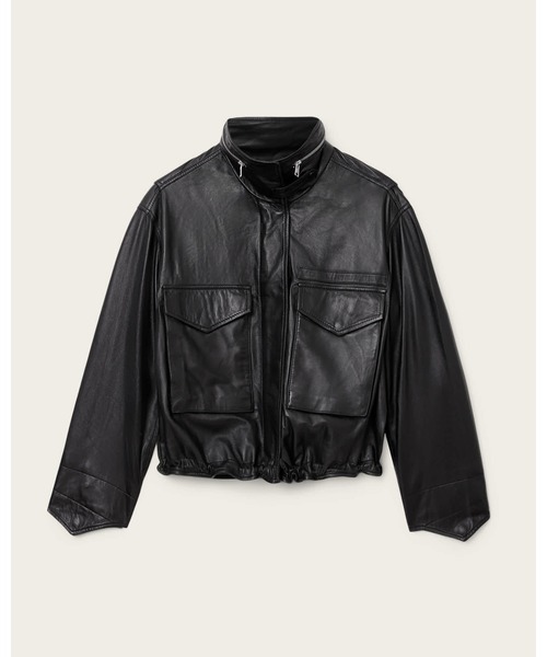 ALLSAINTS（オールセインツ）の「CLAY JACKET | CLAY ジャケット（その他アウター・レディース・ブラック・S/M/XS）」の6枚目の写真