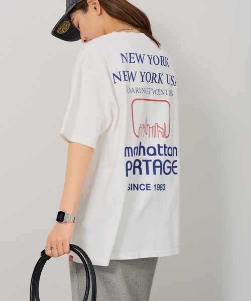 Manhattan Portage(マンハッタンポーテージ)の「【Manhattan Portage】SHORT SLEEVE PRINT T-SHIRTS 26SS-MP-M644(Tシャツ/カットソー・メンズ・ブラック/グレー/ホワイト・M/L)」の5枚目の写真