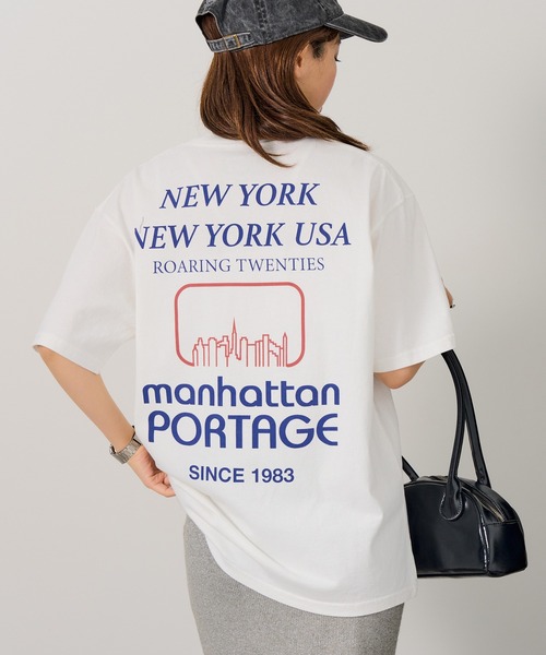 Manhattan Portage(マンハッタンポーテージ)の「【Manhattan Portage】SHORT SLEEVE PRINT T-SHIRTS 26SS-MP-M644(Tシャツ/カットソー・メンズ・ブラック/グレー/ホワイト・M/L)」の6枚目の写真