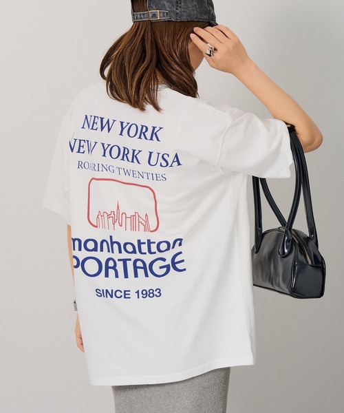 Manhattan Portage(マンハッタンポーテージ)の「【Manhattan Portage】SHORT SLEEVE PRINT T-SHIRTS 26SS-MP-M644(Tシャツ/カットソー・メンズ・ブラック/グレー/ホワイト・M/L)」の4枚目の写真