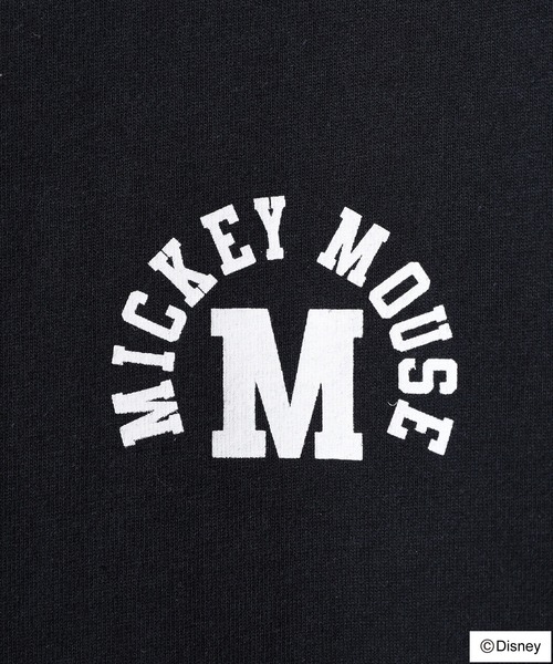 ATELANE(アテレーン)の「DISNEY ミッキーマウス L/SプリントTEE(Tシャツ/カットソー・メンズ・ブラック/ホワイト/ネイビー・L/XL/M)」の8枚目の写真