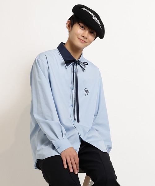 MILKBOY（ミルクボーイ）の「DOUBLE COLLAR シャツ（シャツ/ブラウス・メンズ・A/B・FREE）」の2枚目の写真