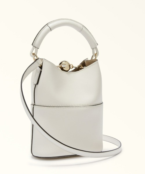 FURLA(フルラ)の「フルラ スフェラ バケットバッグ(ショルダーバッグ・レディース・ダークグリーン/ホワイト/ダークブラウン/ダークブルー/マスタード・ONE SIZE)」の6枚目の写真