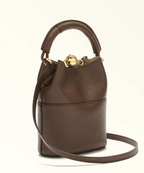 FURLA(フルラ)の「フルラ スフェラ バケットバッグ(ショルダーバッグ・レディース・ダークグリーン/ホワイト/ダークブラウン/ダークブルー/マスタード・ONE SIZE)」の12枚目の写真