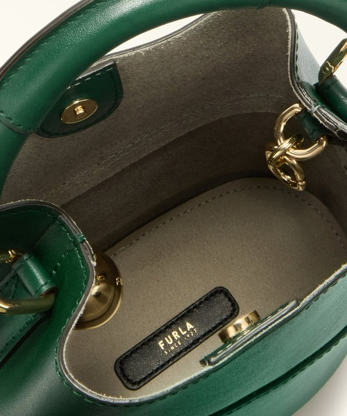 FURLA(フルラ)の「フルラ スフェラ バケットバッグ(ショルダーバッグ・レディース・ダークグリーン/ホワイト/ダークブラウン/ダークブルー/マスタード・ONE SIZE)」の17枚目の写真