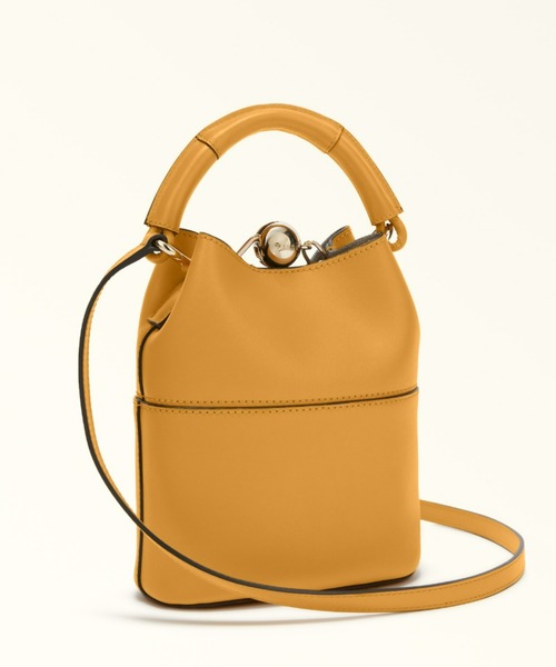 FURLA(フルラ)の「フルラ スフェラ バケットバッグ(ショルダーバッグ・レディース・ダークグリーン/ホワイト/ダークブラウン/ダークブルー/マスタード・ONE SIZE)」の22枚目の写真