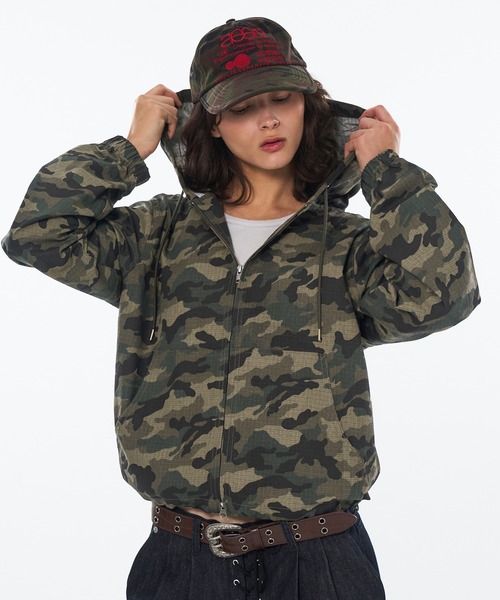 WISH FOR EVER（ウィッシュフォーエバー）の「ASSORT DOUBLE ZIP SHORT BLOUSON/アソートダブルジップショートブルゾン（ブルゾン・メンズ・ブラック/その他/インディゴブルー・SMALL/MEDIUM/LARGE）」の3枚目の写真