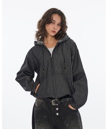 WISH FOR EVER(EBbVtH[Go[)ASSORT DOUBLE ZIP SHORT BLOUSON/A\[g_uWbvV[gu](u])