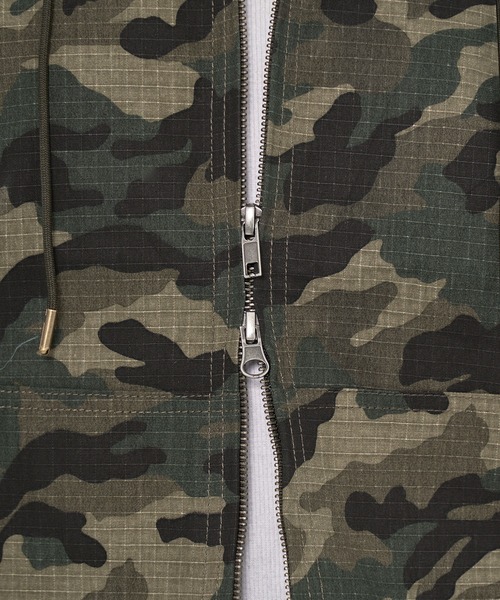 WISH FOR EVER（ウィッシュフォーエバー）の「ASSORT DOUBLE ZIP SHORT BLOUSON/アソートダブルジップショートブルゾン（ブルゾン・メンズ・ブラック/その他/インディゴブルー・SMALL/MEDIUM/LARGE）」の13枚目の写真