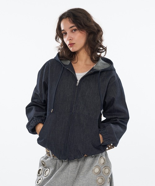 セール】ASSORT DOUBLE ZIP SHORT BLOUSON/アソートダブルジップ