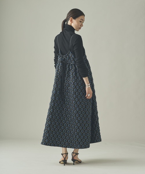 Curensology(カレンソロジー)の「Curensology(カレンソロジー)/<C.S.G>サークルドットワンピース(ワンピース・レディース・ブラック・FREE)」の4枚目の写真