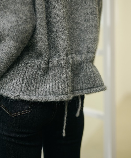 wool blend nordic knit cardigan /ウールブレンドノルディック柄