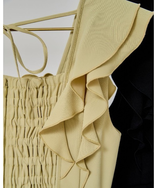 LANTINAM(ランティナム)の「Frill Design All in one(つなぎ/オールインワン・レディース・ブラック/ライトグリーン・MEDIUM/SMALL)」の16枚目の写真