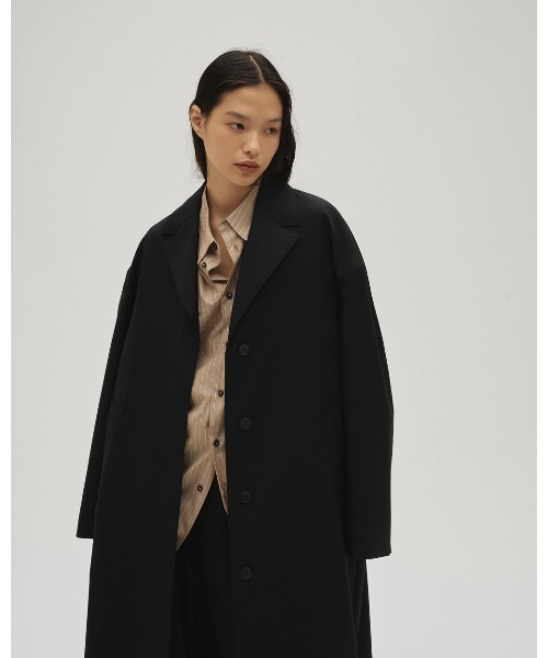 TODAYFUL（トゥデイフル）の「Wool100% Spring Coat（トレンチコート・レディース・セージグリーン/ブラック・36inch/38inch）」の19枚目の写真