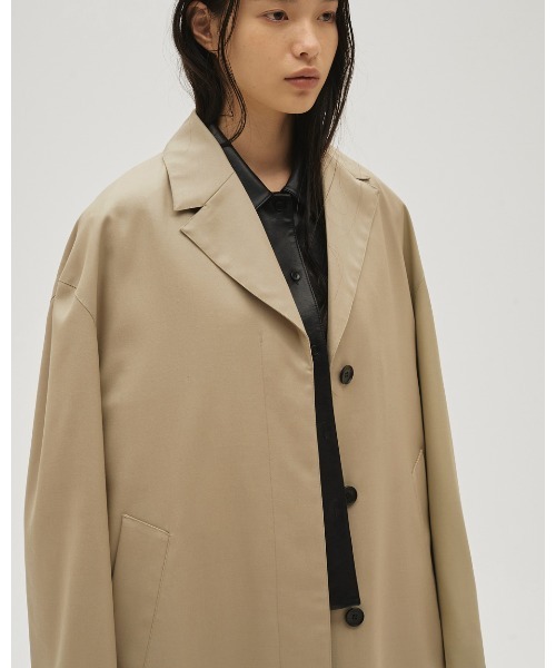 TODAYFUL（トゥデイフル）の「Wool100% Spring Coat（トレンチコート・レディース・セージグリーン/ブラック・36inch/38inch）」の21枚目の写真