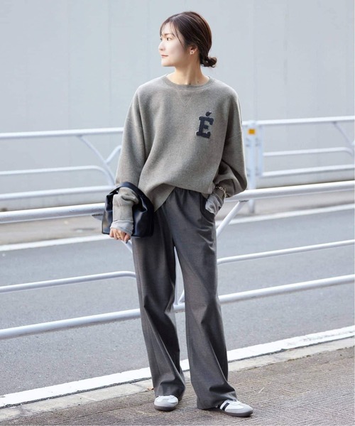 追加2》サガラ刺繍スウェットライクニット（ニット/セーター）｜SLOBE