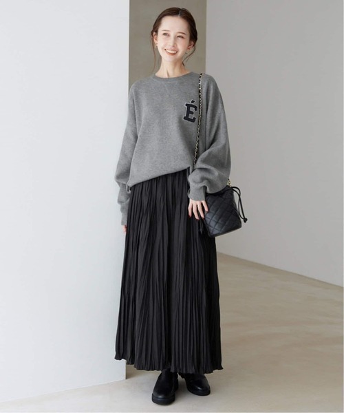 スローブイエナ 定価1.2万 長袖ニット LE BATEAU LAVOIR 黒 SLOBE IENA