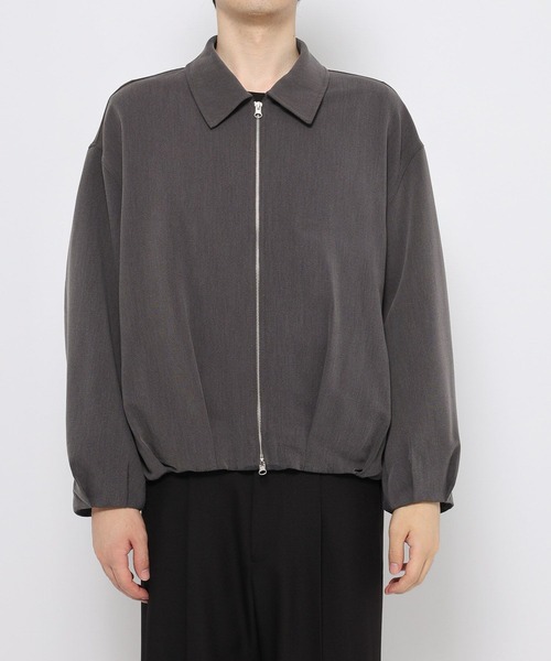 HARE（ハレ）の「【SET UP対応】ダブルウィーブコクーンブルゾン(HARE)（ブルゾン・メンズ・ブラック/グレー/ブルー・SMALL/MEDIUM）」の15枚目の写真