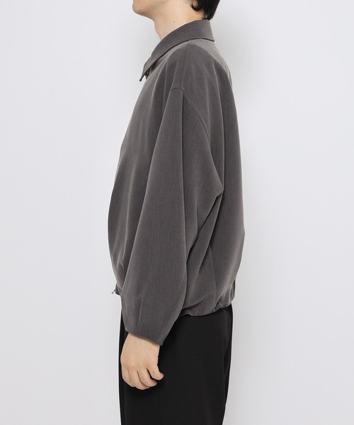 HARE（ハレ）の「【SET UP対応】ダブルウィーブコクーンブルゾン(HARE)（ブルゾン・メンズ・ブラック/グレー/ブルー・SMALL/MEDIUM）」の16枚目の写真