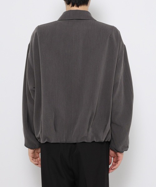 HARE（ハレ）の「【SET UP対応】ダブルウィーブコクーンブルゾン(HARE)（ブルゾン・メンズ・ブラック/グレー/ブルー・SMALL/MEDIUM）」の17枚目の写真