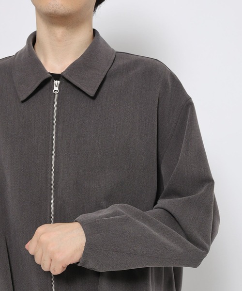 HARE（ハレ）の「【SET UP対応】ダブルウィーブコクーンブルゾン(HARE)（ブルゾン・メンズ・ブラック/グレー/ブルー・SMALL/MEDIUM）」の19枚目の写真