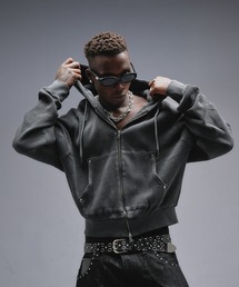 ANDER HUNK/アンダーハンク ライダースMA-1ブルゾン M ANDER HUNK（アンダーハンク）の「Faded Riders MA-1 Blouson