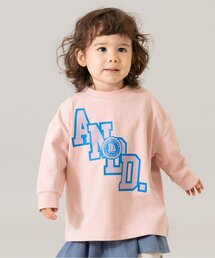 and D. petit main | 【USAコットン】ANDロゴカレッジワイドロンT(Tシャツ/カットソー)