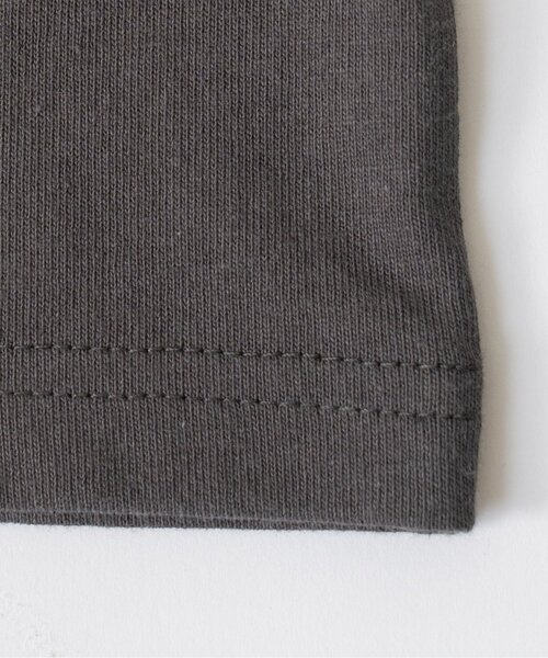 and D. petit main（アンドディープティマイン）の「【USAコットン】ANDロゴカレッジワイドロンT（Tシャツ/カットソー・キッズ・ライトピンク/ブルーグレー/トップグレー/イエロー/チャコール・130cm/120cm/140cm/110cm/90cm/100cm）」の12枚目の写真