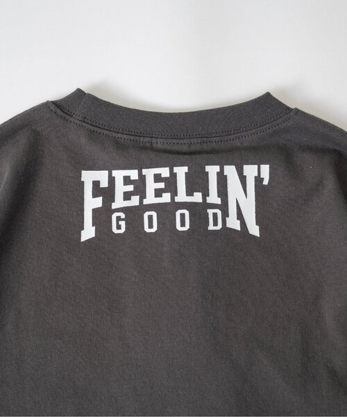 and D. petit main（アンドディープティマイン）の「【USAコットン】ANDロゴカレッジワイドロンT（Tシャツ/カットソー・キッズ・ライトピンク/ブルーグレー/トップグレー/イエロー/チャコール・130cm/120cm/140cm/110cm/90cm/100cm）」の13枚目の写真