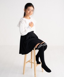 stample | リボン・刺繍・ライン ニーハイソックス(ソックス/靴下)