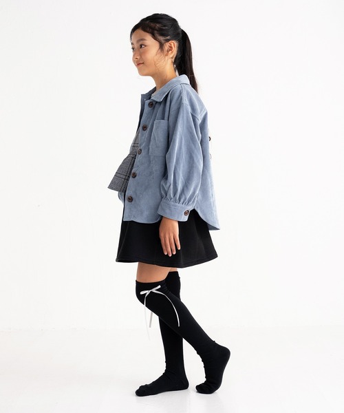 stample(スタンプル)の「リボン・刺繍・ライン ニーハイソックス(ソックス/靴下・キッズ・C/D/E/F/A/B・ONE SIZE)」の6枚目の写真