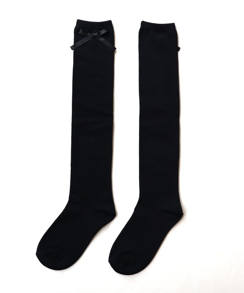 stample(スタンプル)の「リボン・刺繍・ライン ニーハイソックス(ソックス/靴下・キッズ・C/D/E/F/A/B・ONE SIZE)」の8枚目の写真