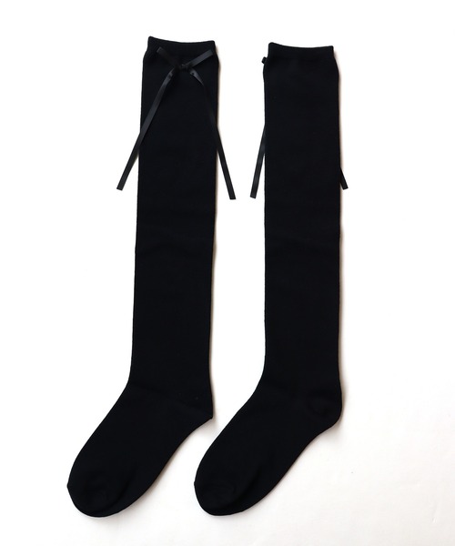 stample(スタンプル)の「リボン・刺繍・ライン ニーハイソックス(ソックス/靴下・キッズ・C/D/E/F/A/B・ONE SIZE)」の15枚目の写真