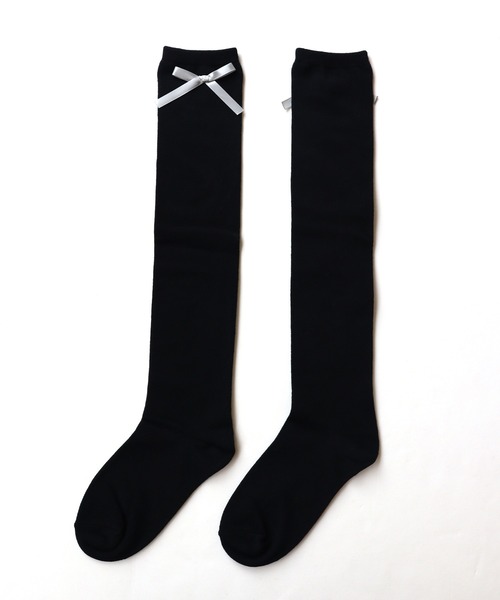 stample(スタンプル)の「リボン・刺繍・ライン ニーハイソックス(ソックス/靴下・キッズ・C/D/E/F/A/B・ONE SIZE)」の18枚目の写真