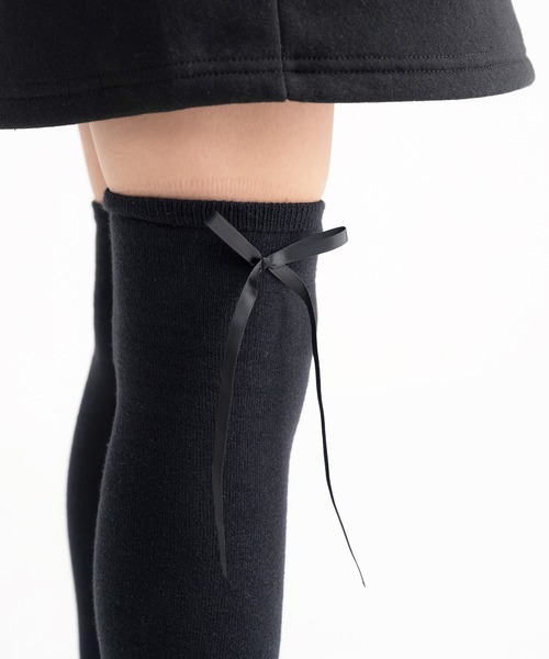 stample(スタンプル)の「リボン・刺繍・ライン ニーハイソックス(ソックス/靴下・キッズ・C/D/E/F/A/B・ONE SIZE)」の16枚目の写真