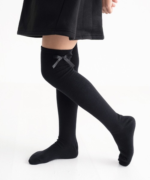 stample(スタンプル)の「リボン・刺繍・ライン ニーハイソックス(ソックス/靴下・キッズ・C/D/E/F/A/B・ONE SIZE)」の17枚目の写真