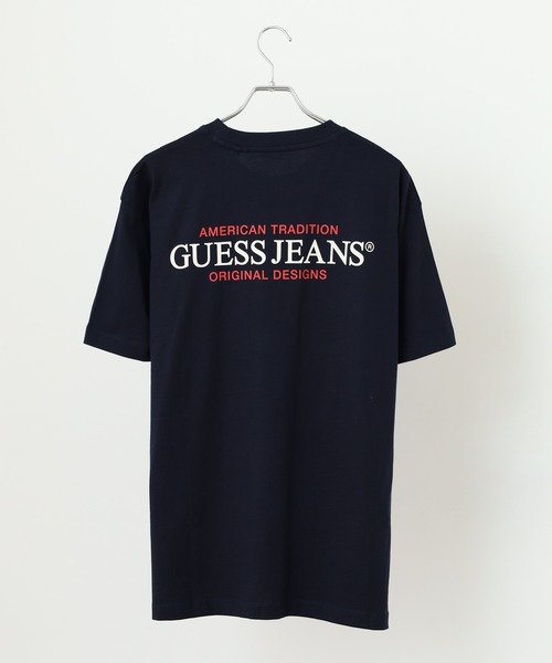 GUESS JEANS(ゲスジーンズ)の「GUESS JEANS GJ SS CN OS AMERICAN TRAD TEE ゲス オーバーサイズ・アメリカン・トラディション・Tシャツ(Tシャツ/カットソー・メンズ・ネイビー/オフホワイト/グレー・XL/L/M)」の12枚目の写真
