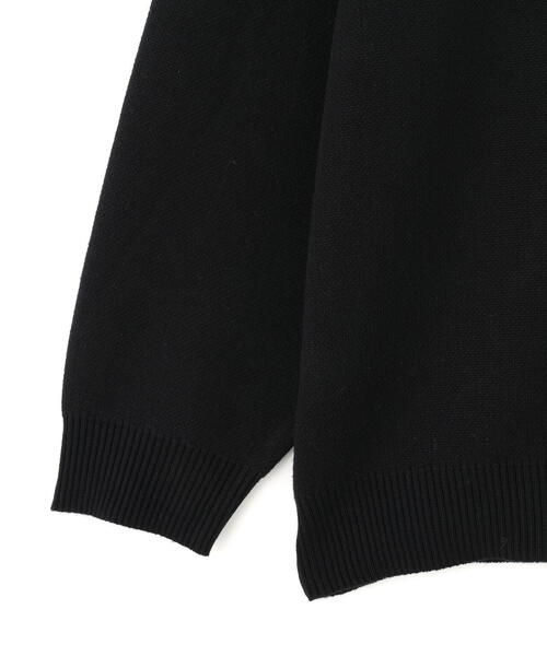 DANKE SCHON(ダンケシェーン)の「【WEB&DEPOT限定】DankeSchon/ダンケシェーン/W Jacquard CAT KNIT(ニット/セーター・レディース・レッド/チャコールグレー/グレー・L/M/XL)」の5枚目の写真