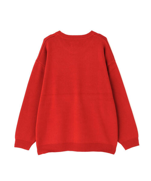 DANKE SCHON(ダンケシェーン)の「【WEB&DEPOT限定】DankeSchon/ダンケシェーン/W Jacquard CAT KNIT(ニット/セーター・レディース・レッド/チャコールグレー/グレー・L/M/XL)」の14枚目の写真