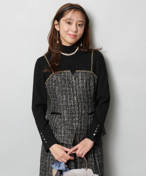 JUSGLITTY（ジャスグリッティー）の「リボンビスチェ（シャツ/ブラウス