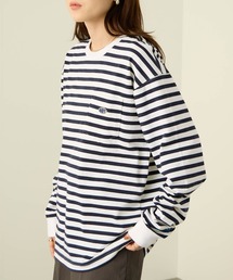 Navy ネイビー ポケット」に該当するTシャツ/カットソーファッション