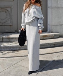 esutoreja | スウェットスカートセットアップ(セットアップ)