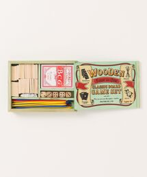 DULTON(_g)WOODEN 4IN1 CLASSIC BOARD GAME SET/NVbN {[hQ[ Zbg()