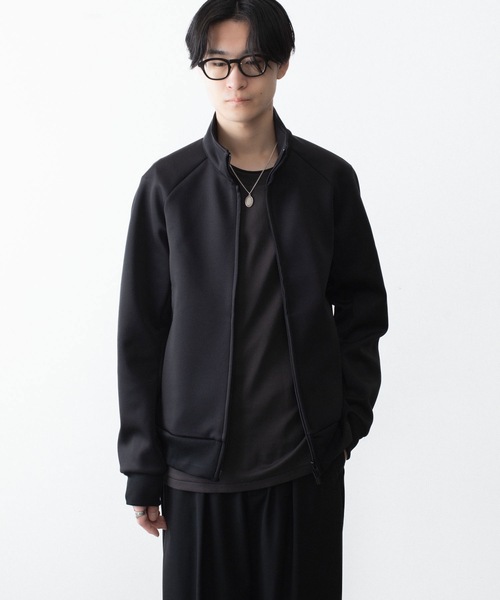 ATTACHMENT（アタッチメント）の「PE ストレッチ ダブルニット トラックジャケット / PE STRETCH DOUBLE KNIT TRACK JKT（ブルゾン・メンズ・ダークカーキ/ライトグレー/ブラック・4/3/1/2）」の12枚目の写真