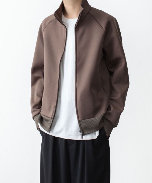 ATTACHMENT（アタッチメント）の「PE ストレッチ ダブルニット トラックジャケット / PE STRETCH DOUBLE KNIT TRACK JKT（ブルゾン・メンズ・ダークカーキ/ライトグレー/ブラック・4/3/1/2）」の10枚目の写真