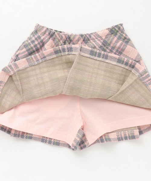 KP（ケーピー）の「Wジャカードチェック スカパン（その他パンツ・キッズ・ネイビー/ピンク・90cm/100cm/110cm/120cm/130cm/140cm/150cm）」の10枚目の写真