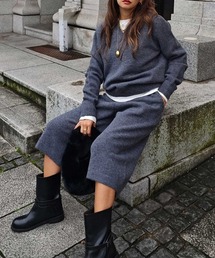 esutoreja（エストレジャ）の「ニットハーフパンツセットアップ（セットアップ）」