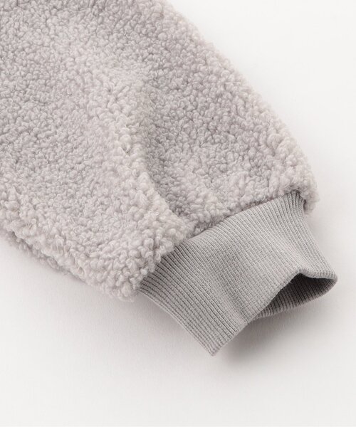 Seraph（セラフ）の「【ジュニア対応】チュール付き刺繍ボアトレーナー（スウェット・キッズ・ライトグレー/アイボリー・80/90/100/110/120/130/140）」の7枚目の写真